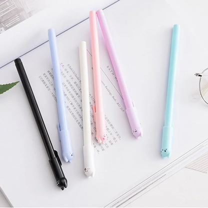 Conjunto de 6 canetas stylus de gatinho