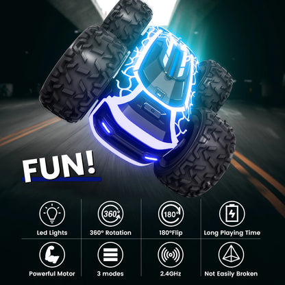 Carro de controlo remoto com luzes