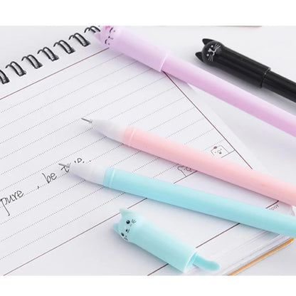 Conjunto de 6 canetas stylus de gatinho
